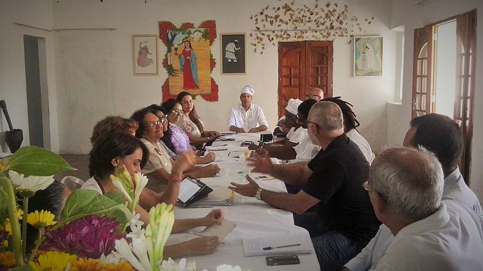 Encontro do Fórum Diálogos no Terreiro de Mãe Amara